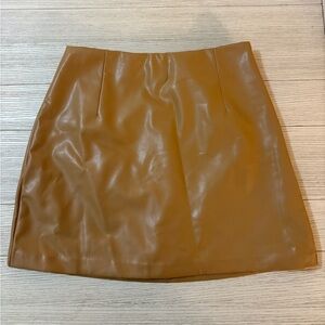 Abercrombie & Fitch Mini Leather Skirt
